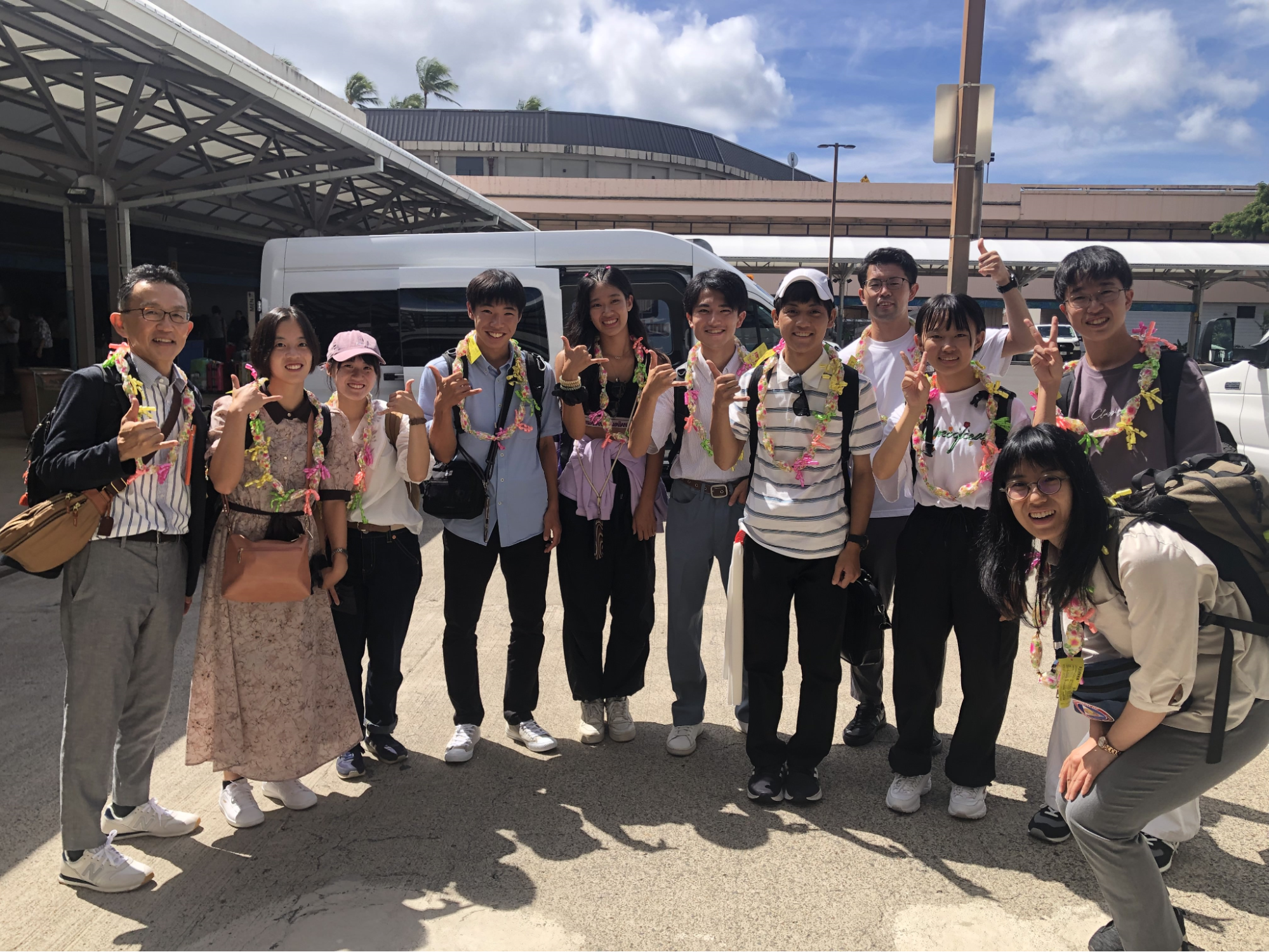 Japan-America Society of Hawaii student exchange program participants